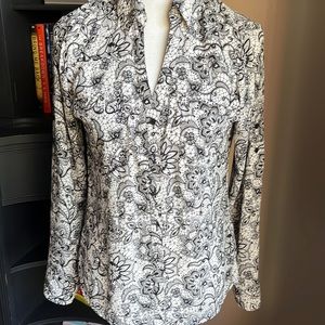 EXPRESS black and white portofino top